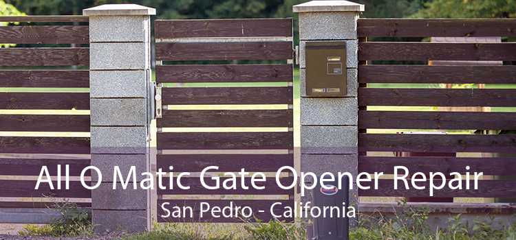 All O Matic Gate Opener Repair San Pedro - California